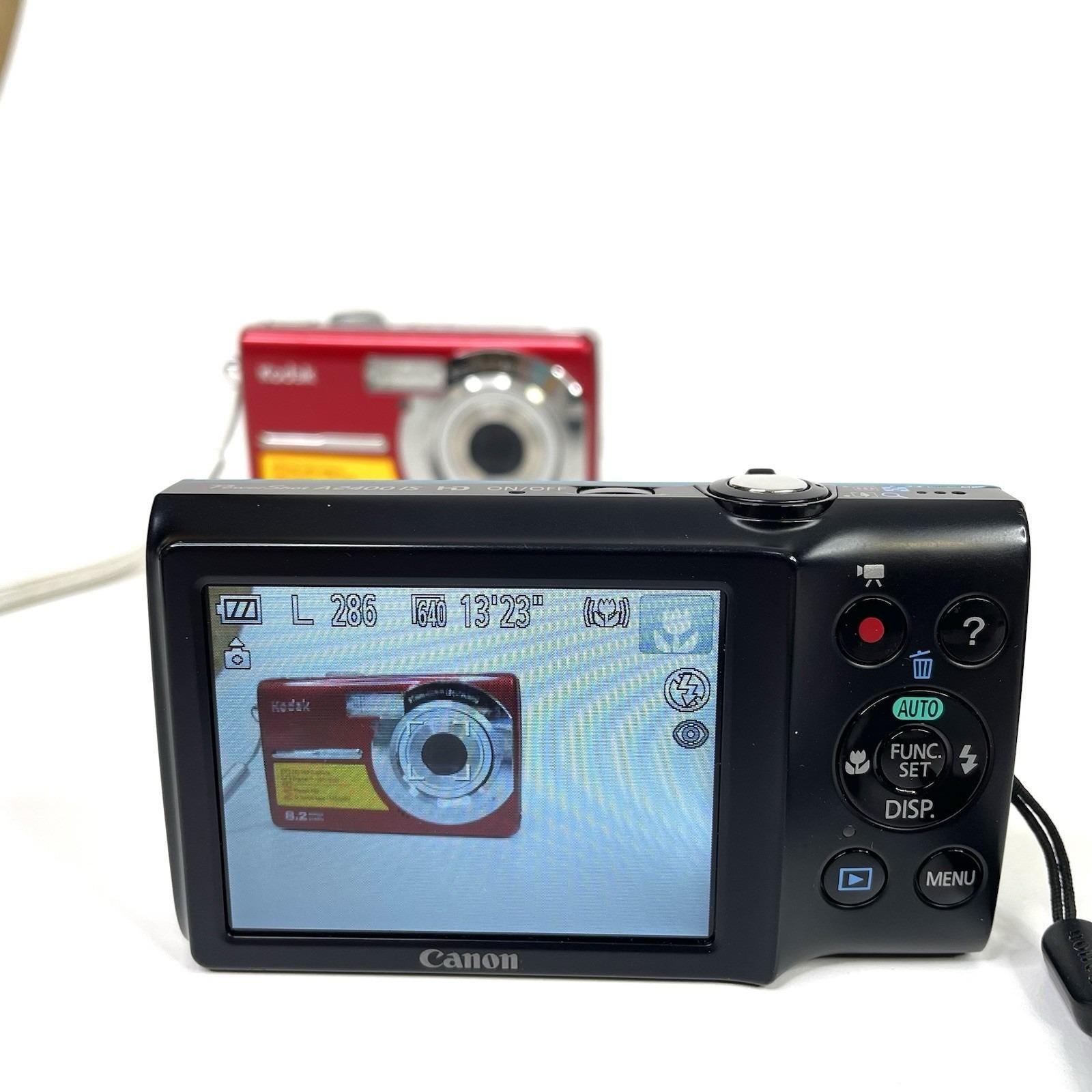 Canon Powershot A2400 IS BLUE 16.0MP Digital Camera W/battery