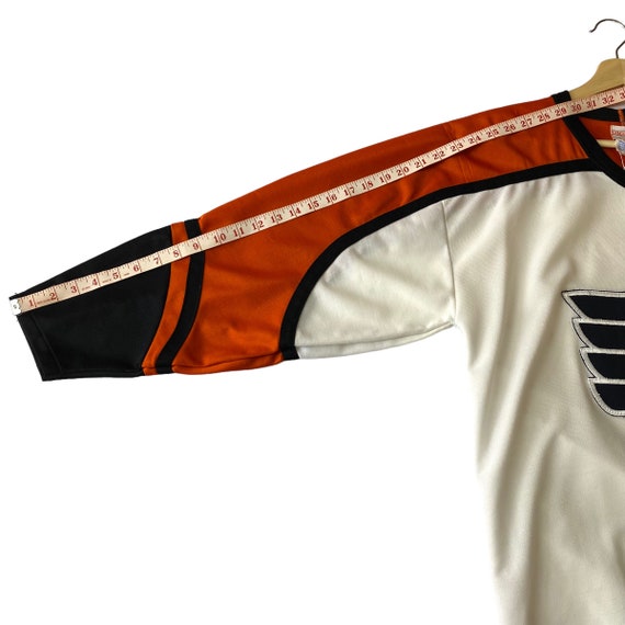 Vintage Philadelphia Flyers CCM Jersey Size Large… - image 9