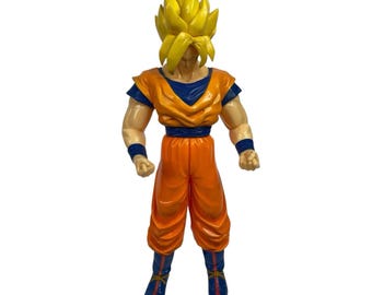 Dragon Ball The Best of DBZ Son Goku Super Saiyan Figure BANDAI 40 cm 90's EX