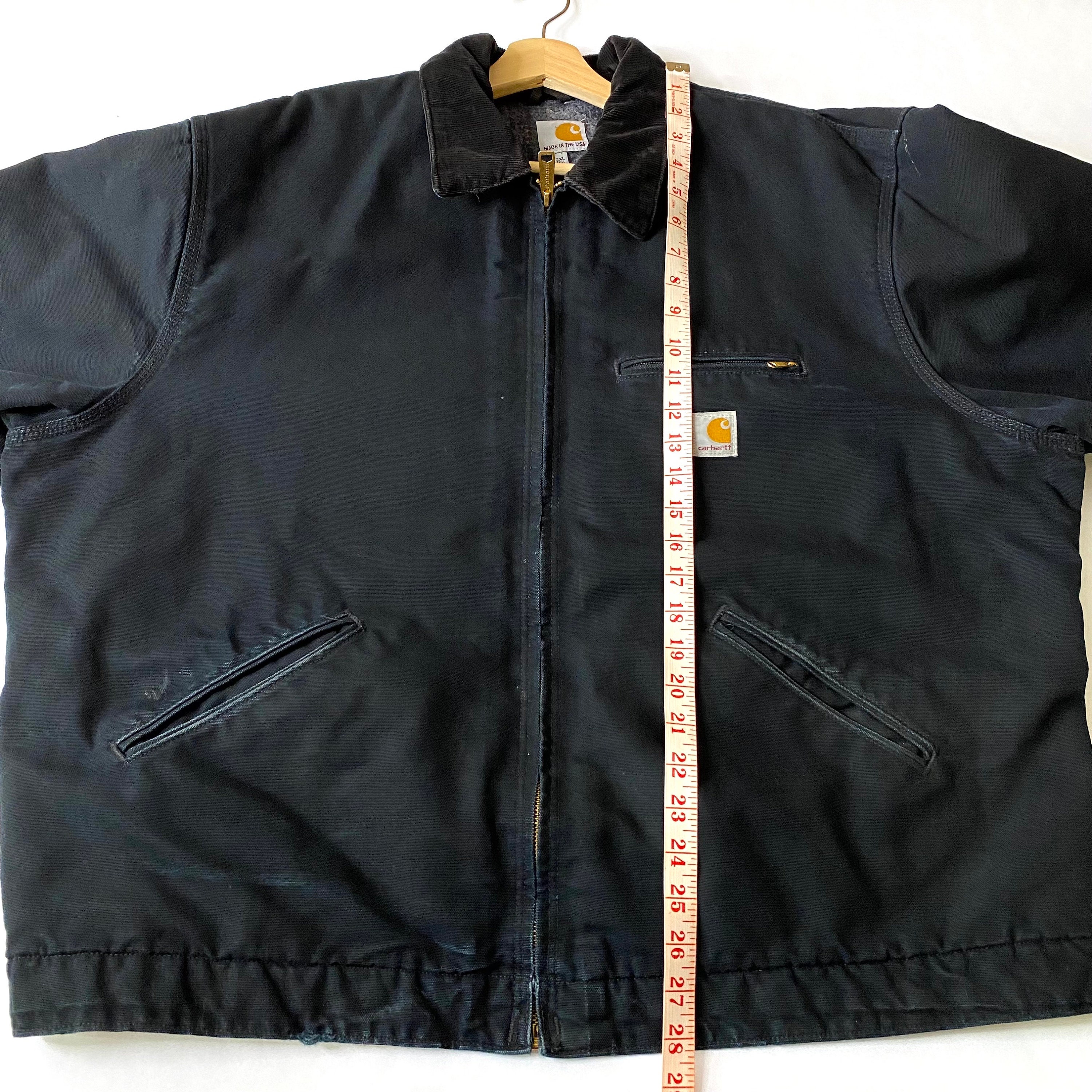 Vintage Carhartt J001 BLK Detroit Duck Blanket Line Black Vintage Carhartt J001 BLK Detroit Duck Blanket Line Black