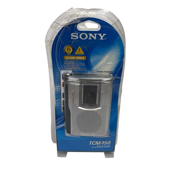 Sony TCM-150 Handheld Cassette Voice Recorder - Portable, Vintage, Uses Standard Cassettes 7 thumbnail image