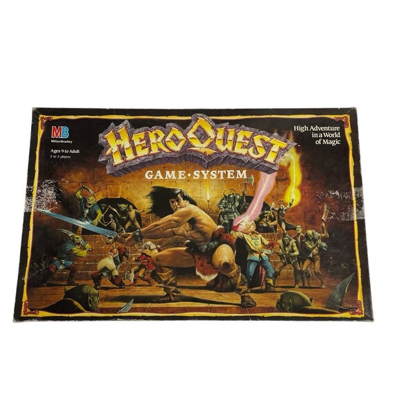jeu heroquest MB 1989 incomplet voir description • EUR 90,00