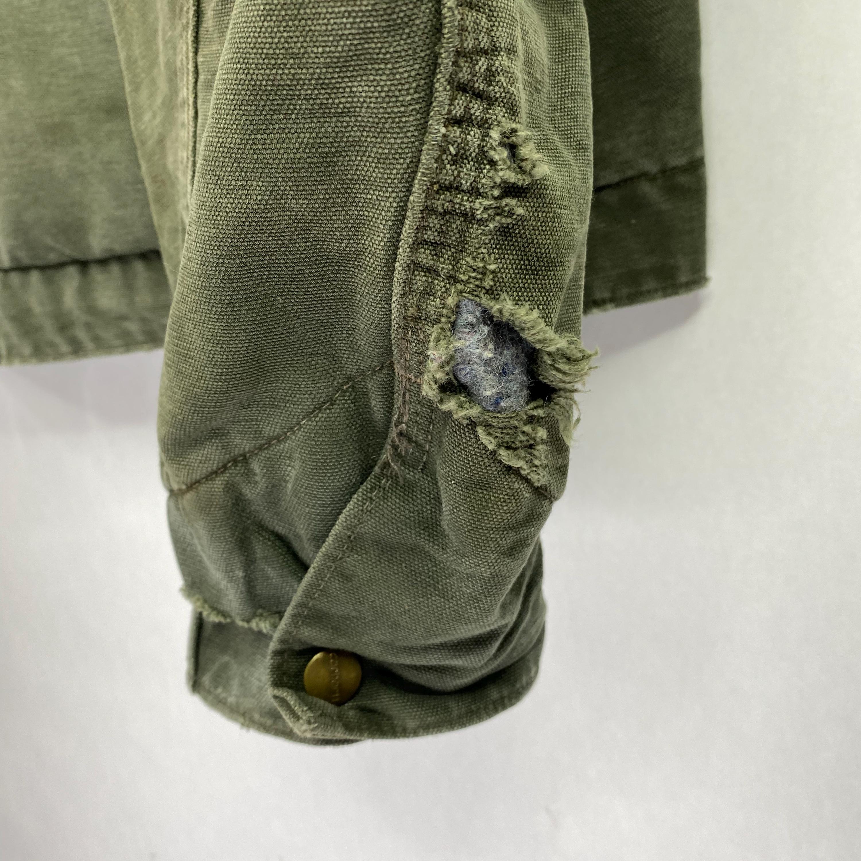 VTG Carhartt Detroit Jacket J97 MOS Size 2XL Green Plaid VTG Carhartt Detroit Jacket J97 MOS Size 2XL Green Plaid