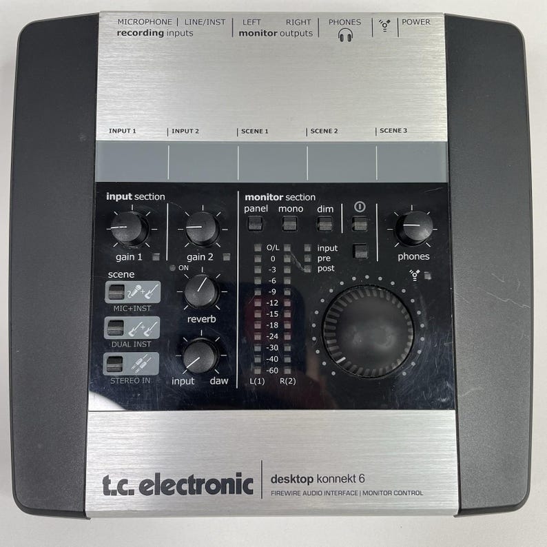 Tc Interface Orange TC Electronic Desktop Konnekt 6 Firewire Audio Interface Monitor ...