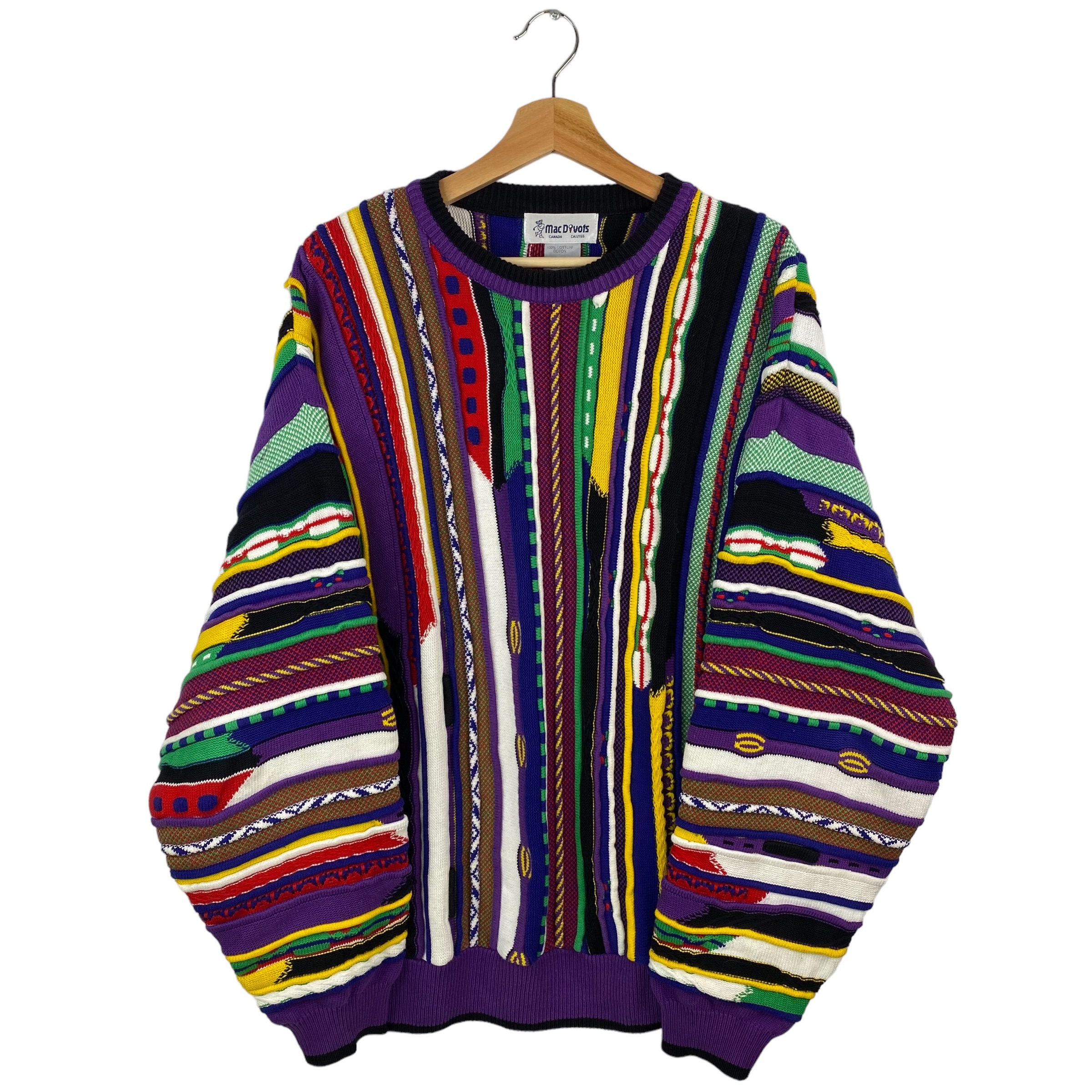 Coogi Style Foogi 3D Knit Sweater Biggie Hip Hop Euphoria Coogi Style Foogi 3D Knit Sweater Biggie Hip Hop Euphoria