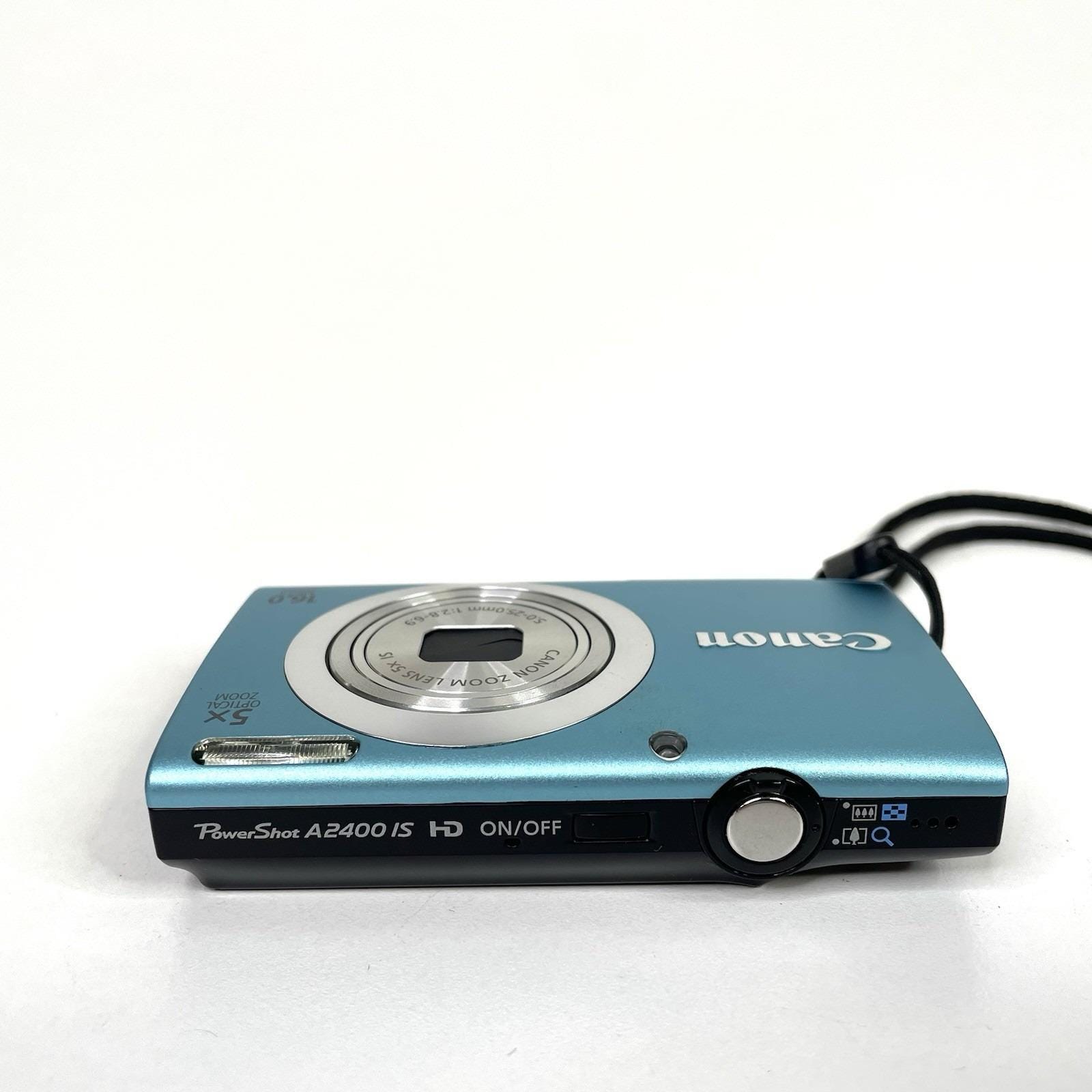 Canon PowerShot A2400IS ブルー Canon PowerShot A2400 IS 16.0MP Digital Camera - Blue for sale