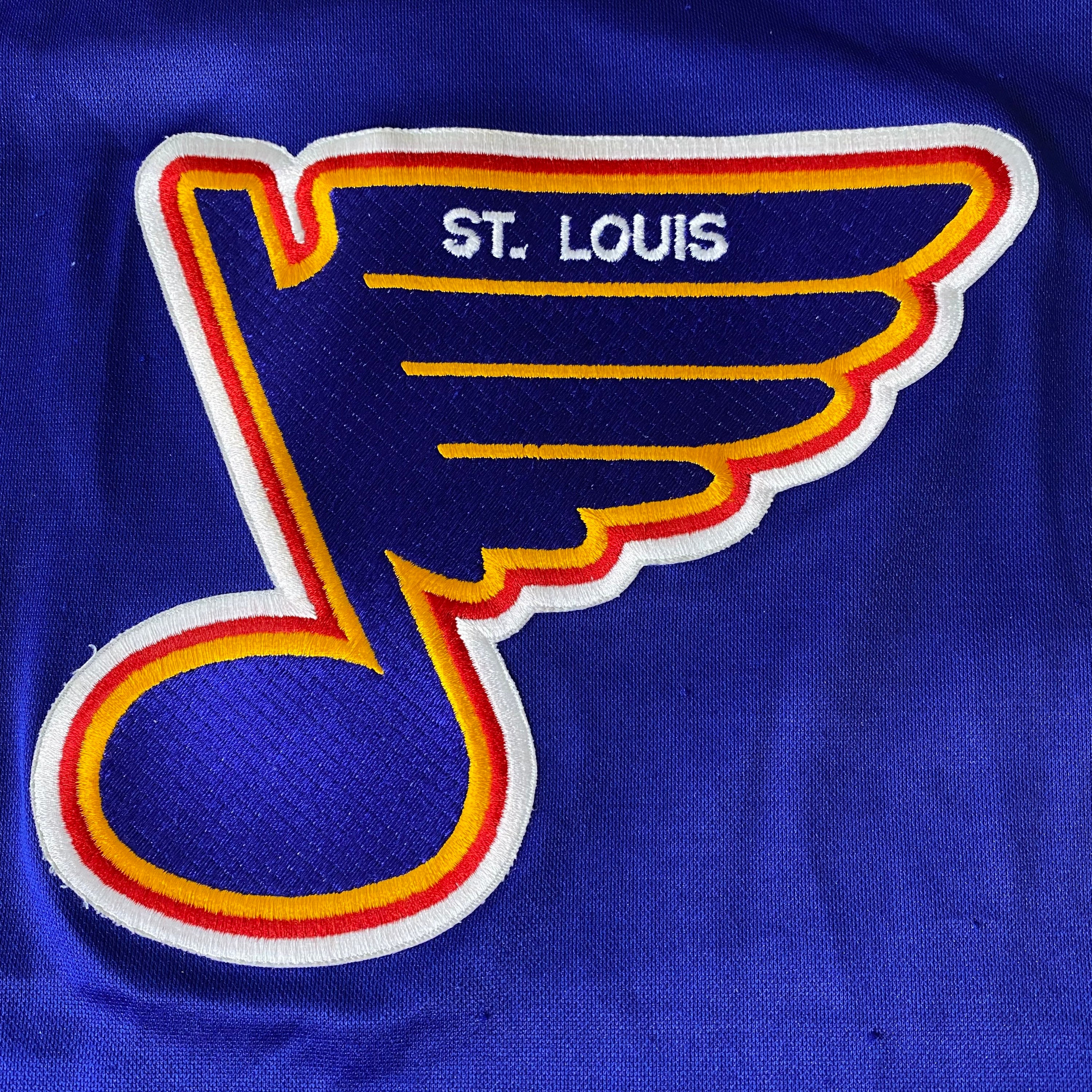 CCM St. Louis Blues NHL Hockey Jersey Man XL Blue Canada Sewn