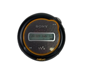 Sony NW-E103 Network Walkman Digital Music Player 256mb MP3 Black/Orange Tested*