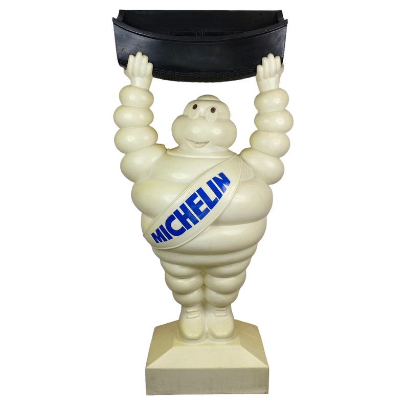 Michelin Man Bibendum Tire Store Display Brochure Advertisement VTG 60s 4ft Tall image 1