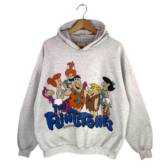 VTG 90s the Flintstones Family Cartoon TV Show Novel Teez Pullover