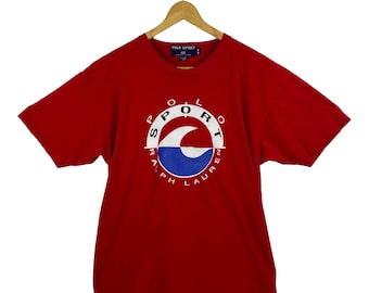 90s アメリカ製 ポロスポーツ クライミングロープ Tシャツ ラルフローレン ヴィンテージ 90 年代 ポロ USA ラルフローレン クライム T シャツ