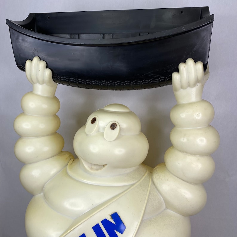 Michelin Man Bibendum Tire Store Display Brochure Advertisement VTG 60s 4ft Tall image 7