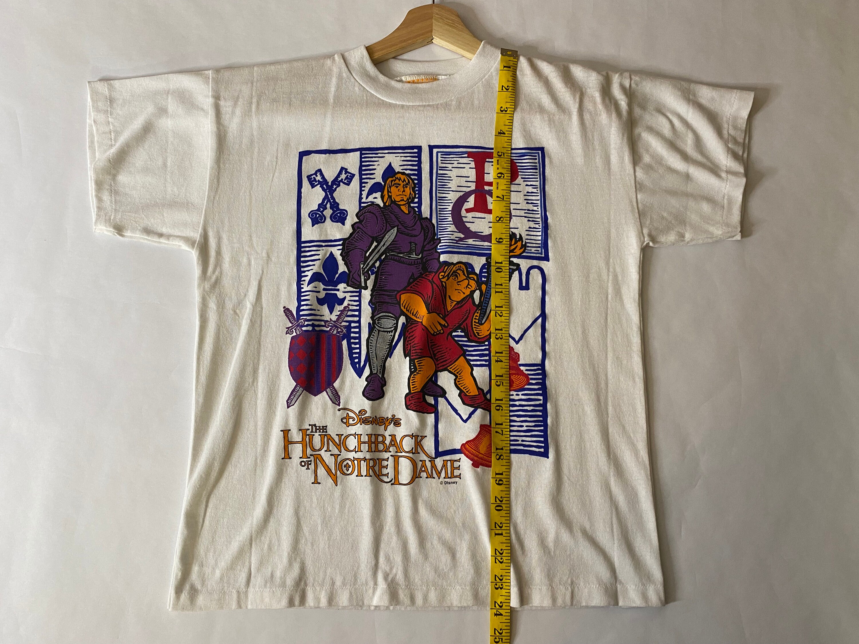Vintage jaren 1990 Disney The Hunchback &Notre Dame T-Shirt Warner Bros Cartoon Network 90s Graphic Tee American Streetwear 90s Disney Kleding Unisex kinderkleding Tops & T-shirts T-shirts T-shirts met print 