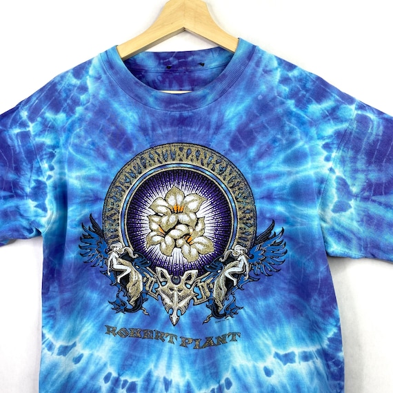 1990 Vintage Robert Plant Symmetria Tie Dye Manic Nirvana Tour