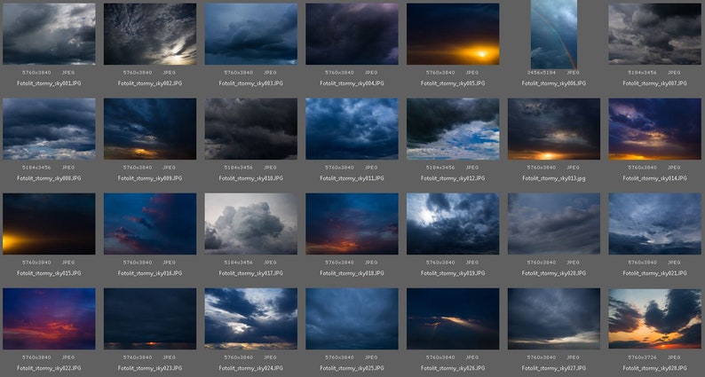 stormy sky overlay
