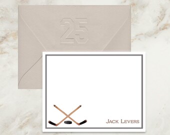 Hockey Notecards | Thank You Notes | Thank You Cards | Note Cards | Coach Gift | Sports Cards | Personalized | Stationery | Team | Gift