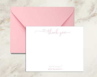 Baby Shower Thank You Cards | Baby Girl | Baby Boy | Thank You Cards | Baby Shower Gift | Baby Note Card | From the Nursery | Thank You From