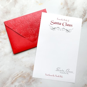 Letter from Santa Claus | Santa Claus Stationery | Letter from the North Pole | Christmas Santa Stationery | Elf Stationery | Santa Claus