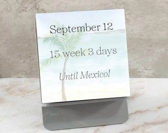 Countdown Calendar | Vacation | Wedding | Retirement | Graduation |  Engagement Gift | Deployment Countdown | Moving