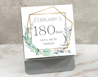 Countdown Calendar | Baby | Pregnancy | Wedding | Retirement | Graduation | Baby Shower Gift |  Engagement Gift | Deployment Countdown