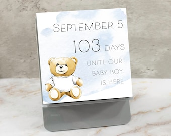 Countdown Calendar | Baby | Pregnancy | Mom to Be | Parents to Be | Baby Shower Gift | Countdown to Baby | Pregnancy Gift | Grandparent Gift