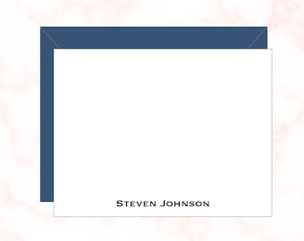 Mens Stationery | Professional Stationery | Adult Stationary | Personalized Stationery | Corporate Gift | Retirement Gift | Note Cards