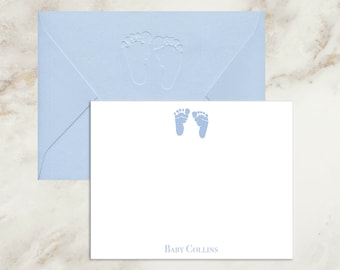 Baby Boy Cards | Thank You Cards | Baby Boy Thank You | Baby Shower | Gift | Baby Note Card | Gift | Newborn Cards | Gender Neutral | Feet