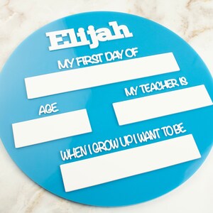 First Day Of School | Last Day of School | Double Sided Photo Prop | Reusable School Sign | Back To School Signs | Preschool | Kindergarten