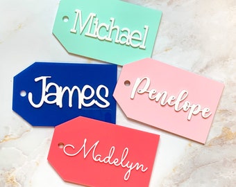 Acrylic Tag | Glitter Tag | Gift Tag | Basket Tags | 3D Tag | Bag Tag | Personalized Tag | Luggage Tag | Pet Carrier Tag | Tote Tag | Rectan