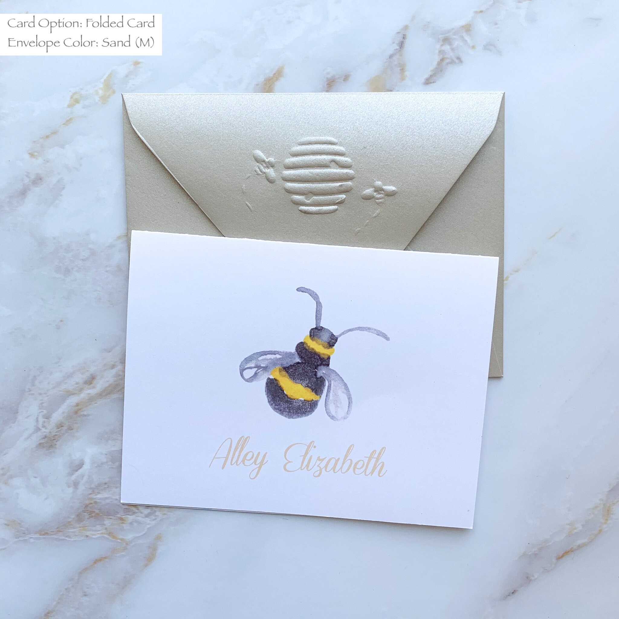 Honey Bee Cards Bee Thank You Cards Honey Bee Note Cards Etsy
