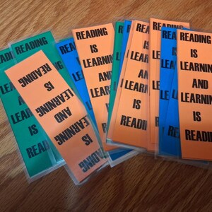 Reading is Learning Bookmark