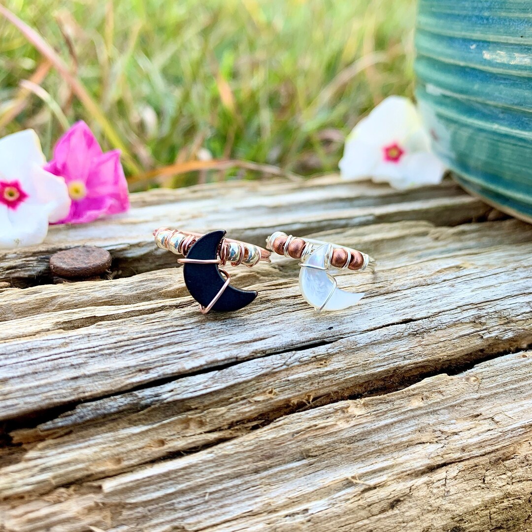 Eleganter Damenring Mit Schwarzem Stein - Verstellbarer Vintage Ring Aus 925er Sterlingsilber