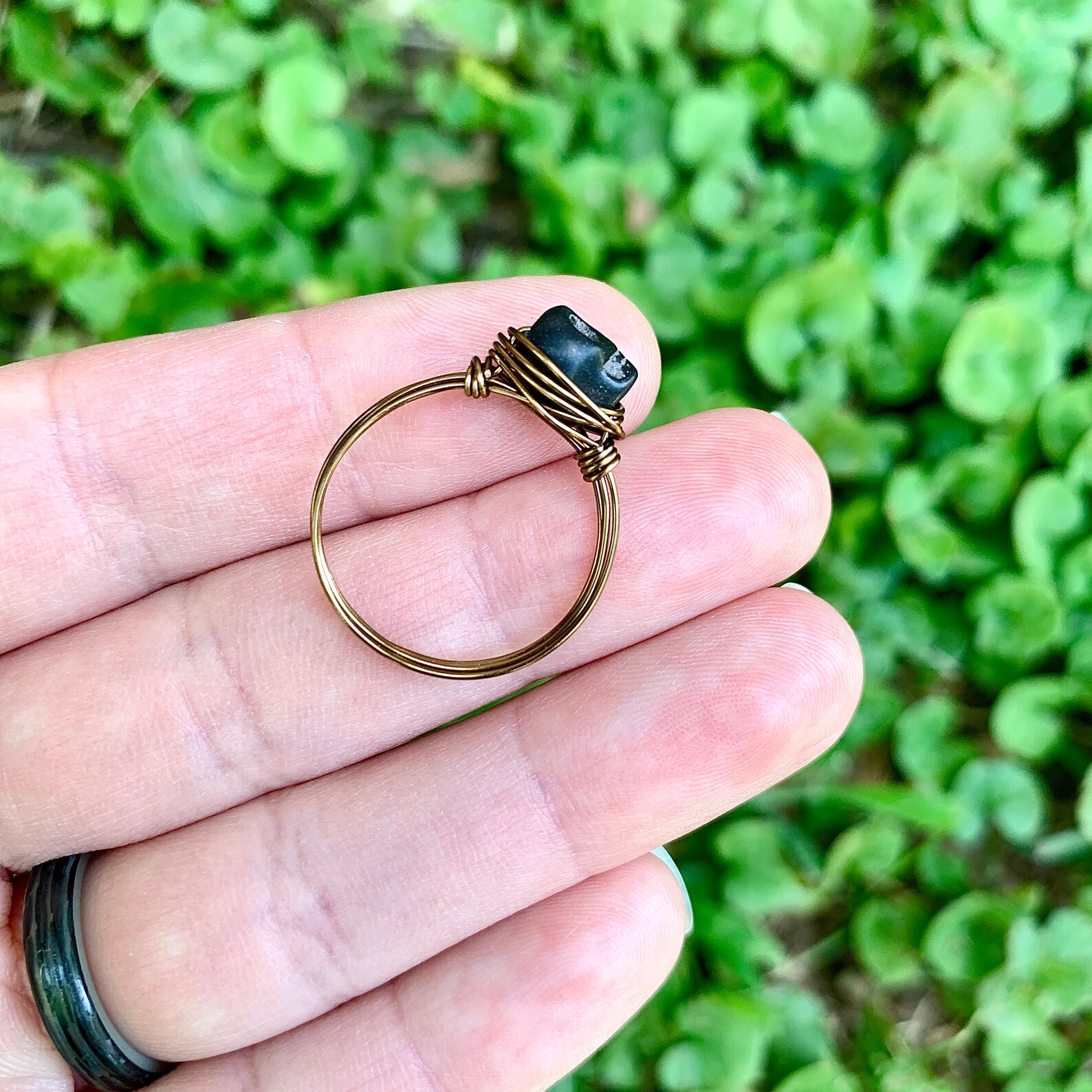 Skull Ring Skeleton Ring Halloween Ring Wire Wrapped Ring Etsy