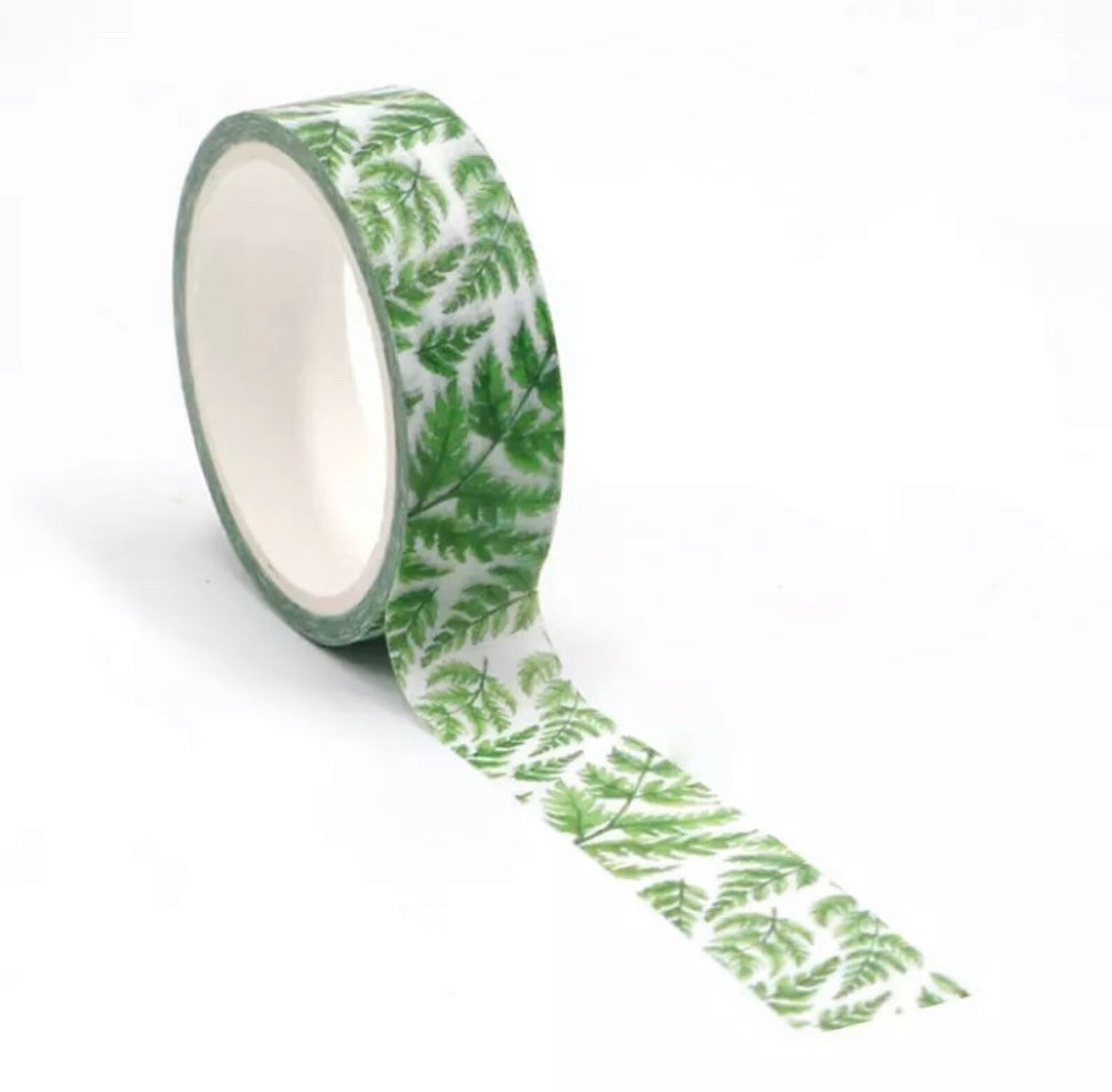 Leaf Washi Tape Love Fern Washi Tape Jungle Washi Tape Etsy