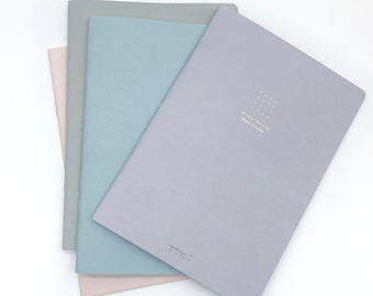 Midori Colour A5 Notebook - Dot Grid Notebook - Pastel Stationery - Bullet - Notepad - Journal