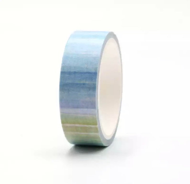 Pastell Regenbogen Washi Tape Aquarell Washi Planer Zubehör Washi Tape Bild 7