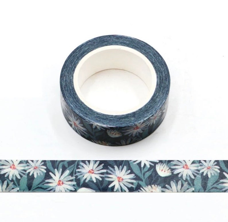 Journal Supplies Washi Tape Scrapbook Floral Decorative Tape Planner Accessories Daisy Washi Tape