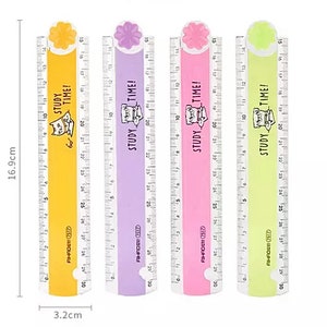 Kawaii Folding Stencil Ruler 30cm Ruler Back to School - Etsy