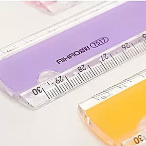 Kawaii Folding Stencil Ruler 30cm Ruler Back to School - Etsy