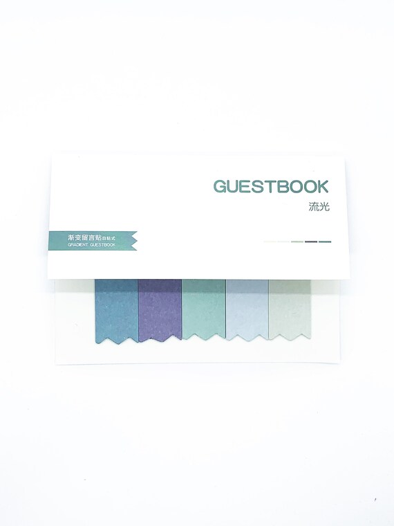 Guestbook Sticky Notes Colorful Sticky Tabs, Sticky Tabs, Divider