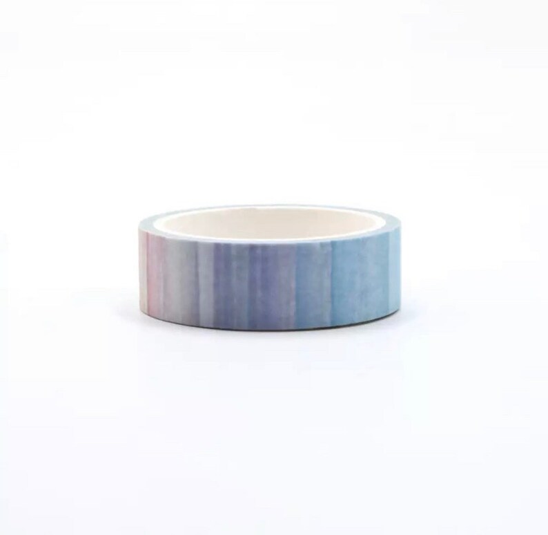 Pastell Regenbogen Washi Tape Aquarell Washi Planer Zubehör Washi Tape Bild 4