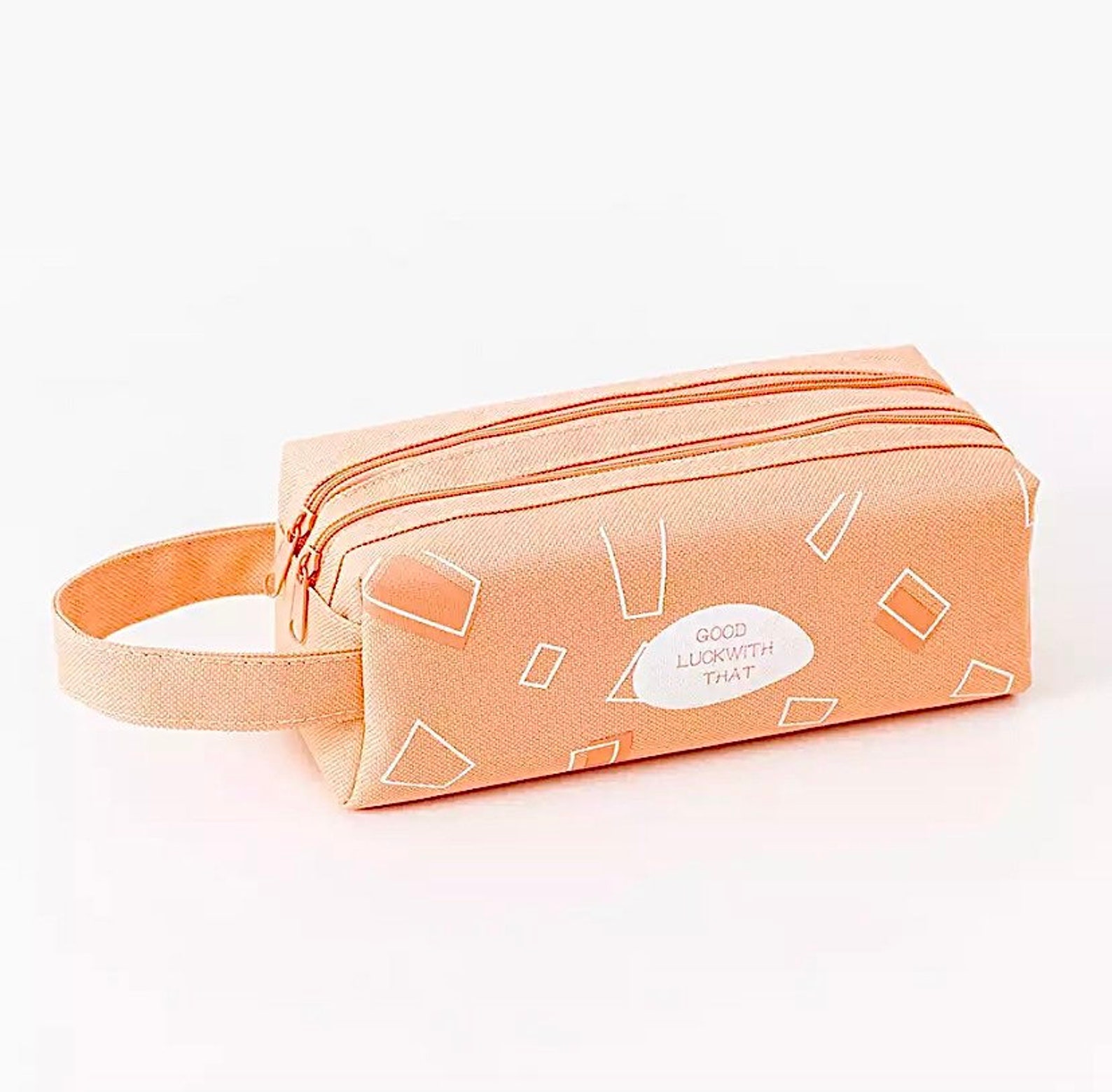 Double Zipped Chunky Pencil Case Aesthetic Pencil Case Etsy UK