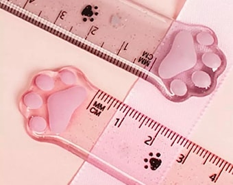 Cat Paw Ruler - 15cm Ruler - Kawaii School Supplies