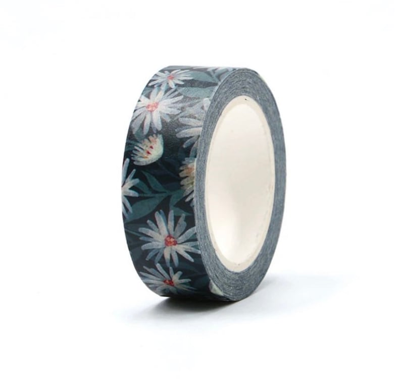 Journal Supplies Washi Tape Scrapbook Floral Decorative Tape Planner Accessories Daisy Washi Tape