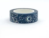 Zodiac Washi Tape - Celestial Washi Tape - Witchy Washi Tape - Journal Supplies - Masking Tape -