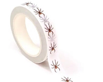 Spider Washi Tape - Halloween Washi Tape - Craft Supplies