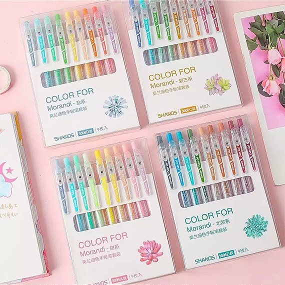 Coloured gel pens sale