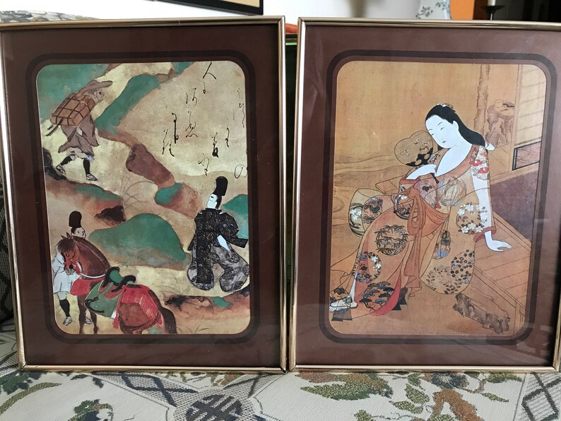 Asian Inspired Prints In Frames Image 0