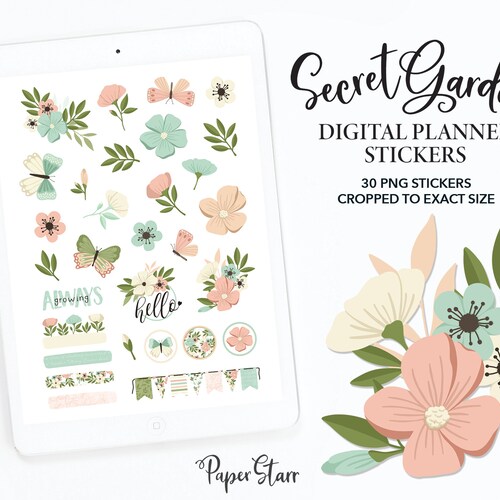 Drawing & Illustration goodnotes kit digital planner stickers Succulents goodnotes digital