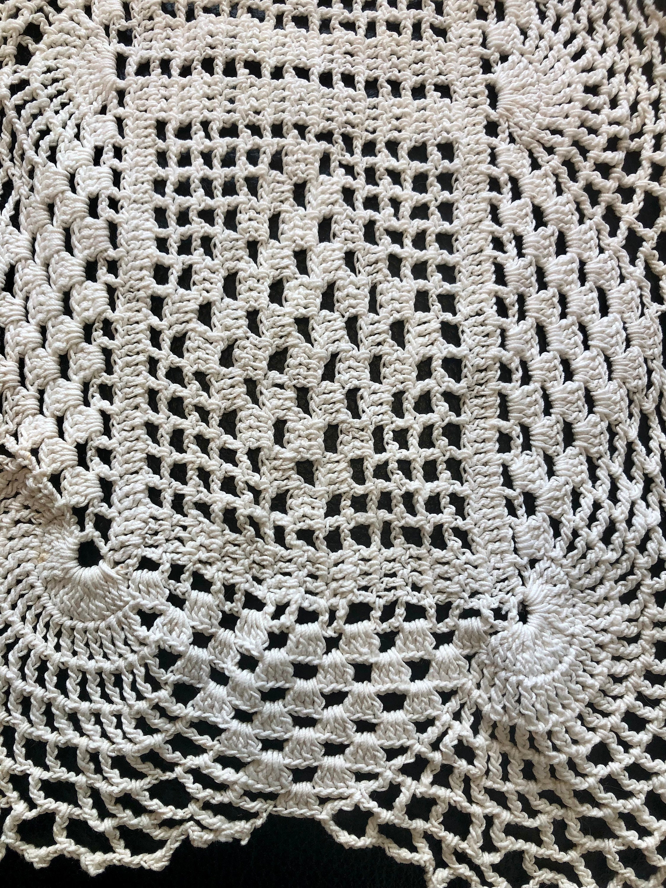 Vintage Rectangle Shape Doily - Etsy